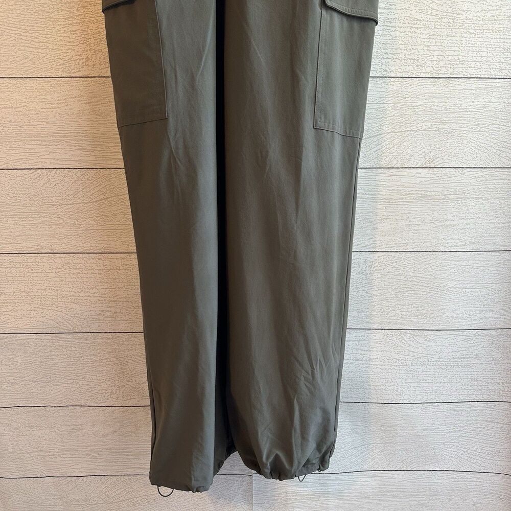Athleta Women's Brooklyn Utility Jumpsuit Long Sleeve Moss green gorpcore Size 6 - Picture 4 of 9